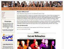 Tablet Screenshot of gospelchor.st-johann.org